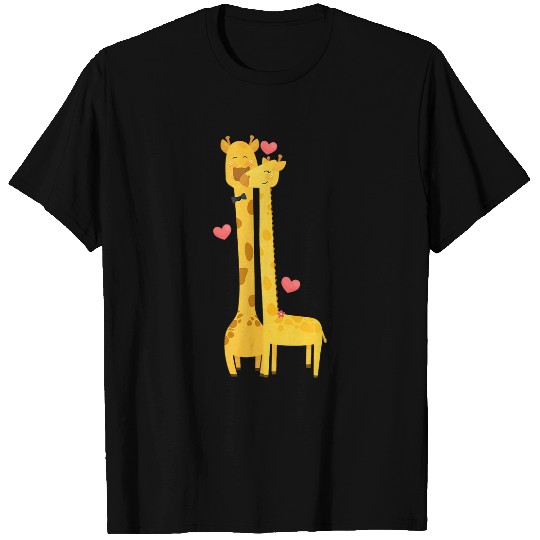 Giraffe Pet COUPLES GIFT Wedding Anniversary Engagement Party 1 T-Shirts