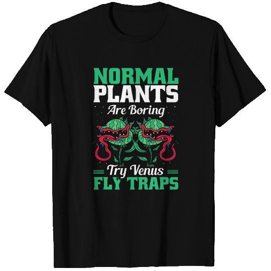 Venus Fly Trap Plants Live Gardening Seeds Venus Fly Traps T-Shirts