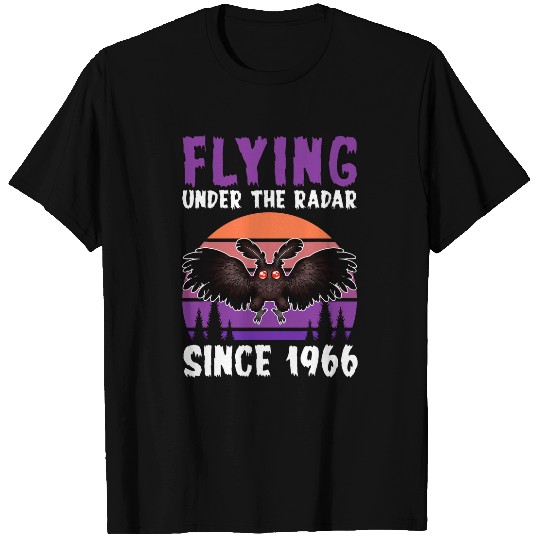 Mothman Cryptid Cryptozoology Flying Under Radar Since 1966 T-Shirts