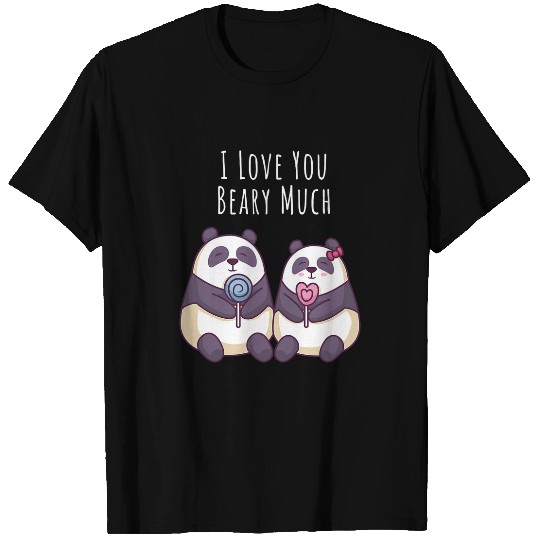 Panda Pet Boyfriend Girlfriend Valentines Day T-Shirts