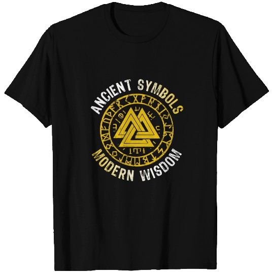Viking Runes Ancient symbols modern wisdom T-Shirts