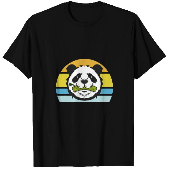 Panda Pet Pandabear Panda Bamboo Wildlife China 2 T-Shirts