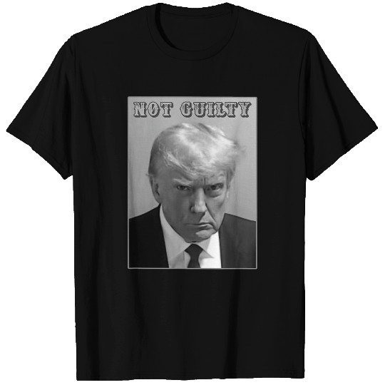 Police Job Donald Trump Police Mugshot Photo Not Guilty 4547 President T-Shirts