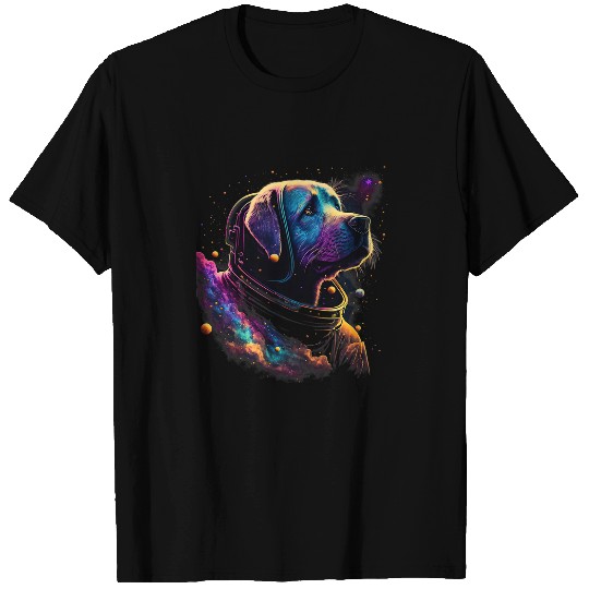 Astronauts Labrador Retriever dog Space Galaxy T-Shirts