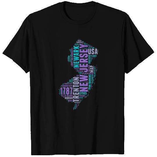 NJ New Jersey Garden State Pride East Coast Proud Jersean 4 T-Shirts