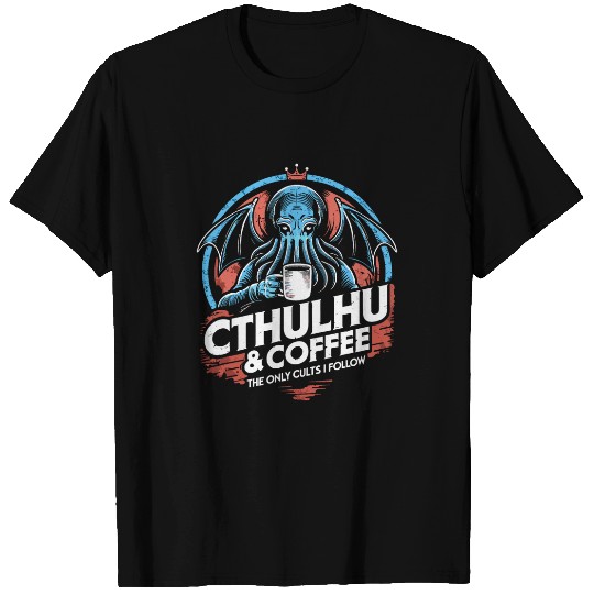 Coffee Fun Cthulhu Coffee Cult 4 T-Shirts