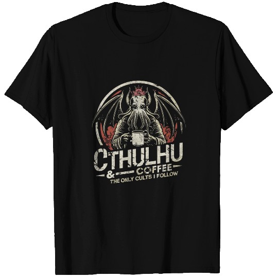 Coffee Fun Cthulhu Coffee Cult 24 T-Shirts