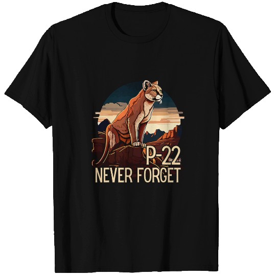 Lion Pet P22 Mountain Lion Never Forget P22 T-Shirts