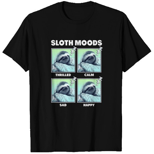 Sloth Pet Moods Box Up T-Shirts