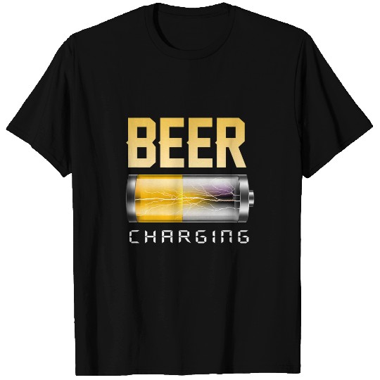 Beer Fun Charging Carb Drink Bar Liquor Alcohol Drinker T-Shirts