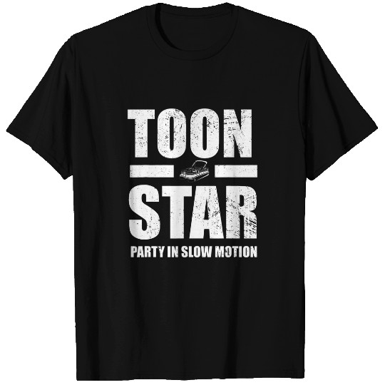 Pontoon Fun Corn Star vintages Retro Lake Boating T-Shirts
