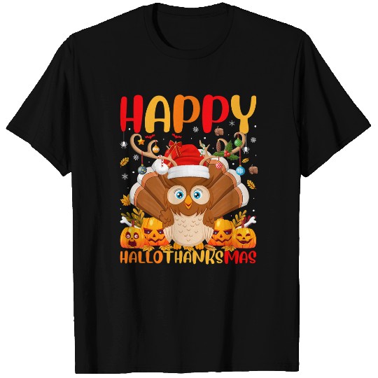 Owl Pet Funny Barn Owl Bird Lover Happy Barn Owl HelloThanksMas T-Shirts