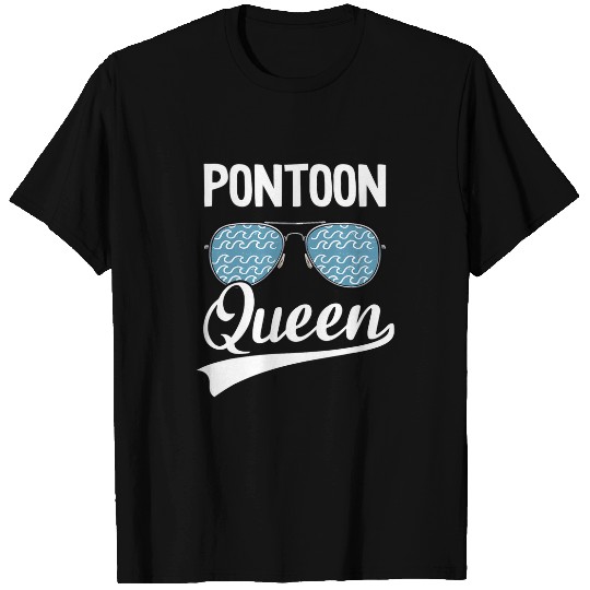 Pontoon Fun Queen Lake Life Matching Family Pontoon Princess T-Shirts