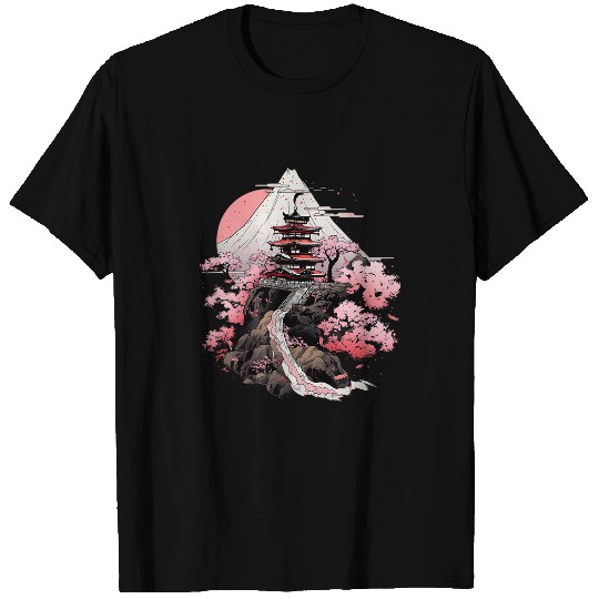 vintages Sakura Garden Cherry Blossom Japanese 11 T-Shirts