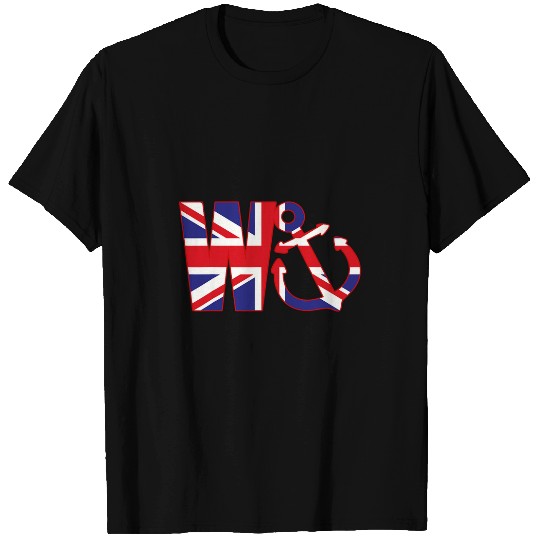W Anchor Wanker Funny Sailing Boating United Kingdom Slang T-Shirts