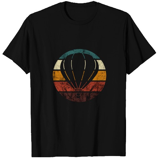 Retro Hot Air Balloon Hot Air Balloon Pilot Ballooning T-Shirts