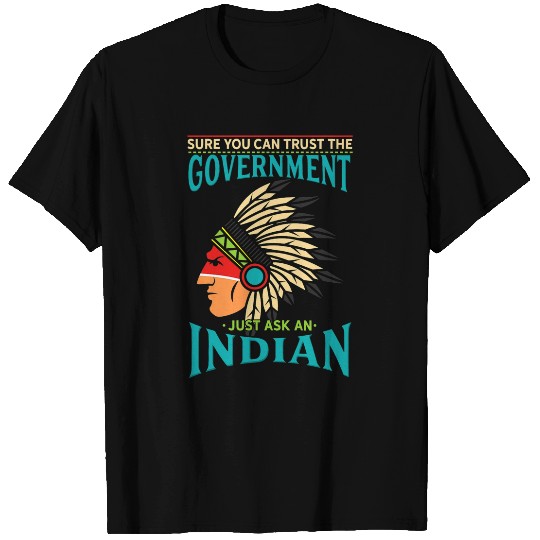 Ask An Indian native american indian Head Dress T-Shirts