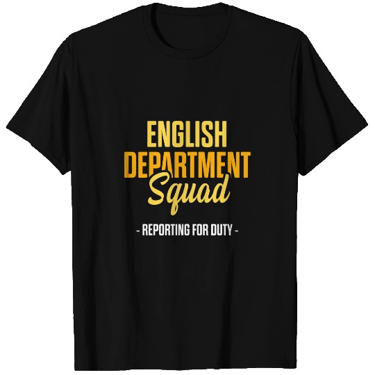 English Department Teacher School Staff 20 T-Shirts
