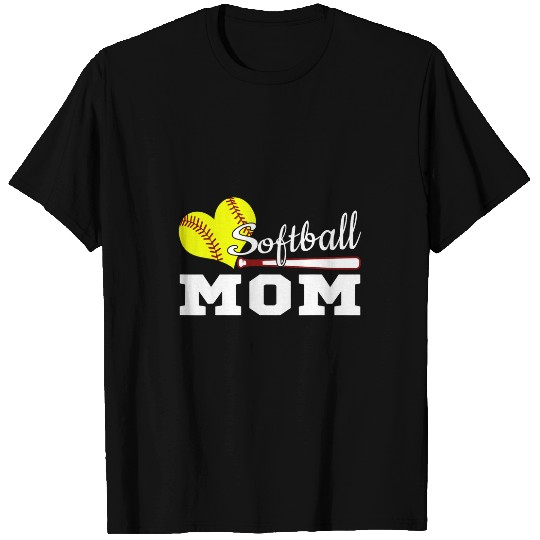 Funny Softball Mom Baseball Lover Women Mothers Day T-Shirts