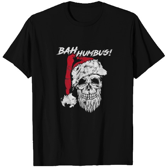 Bah Humbug Grumpy Santa Skull Funny Christmas Pirate 21 T-Shirts