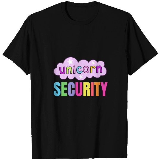 Unicorns Security Halloween Dad Mom Daughter Party Costume T-Shirts