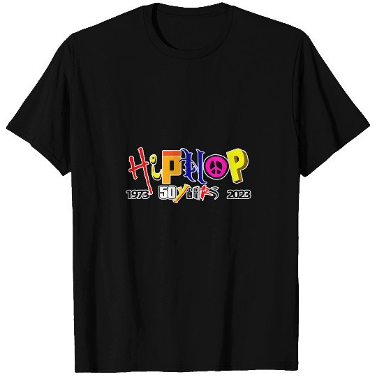50 Years Hip Hop Vinyl Retro 50th Anniversary vintages Funny T-Shirts