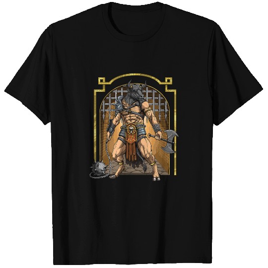 Minotaur Ancient Greek Mythology Bull Mythical Creature T-Shirts