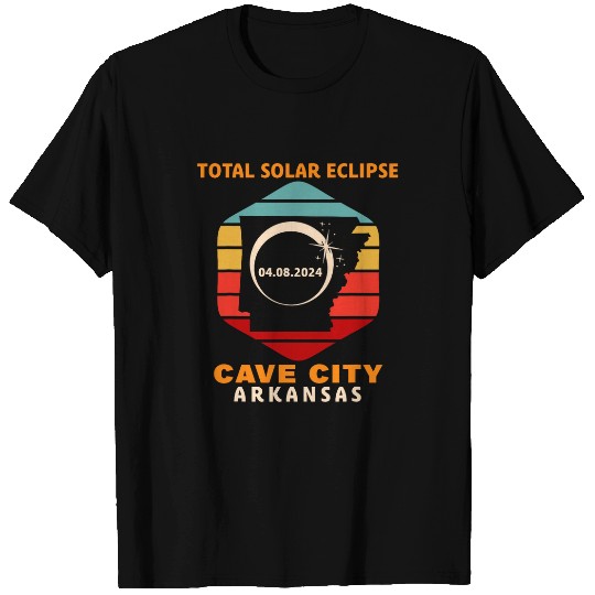 vintages Cave City Arkansas Total Solar Eclipse 2024 1 T-Shirts