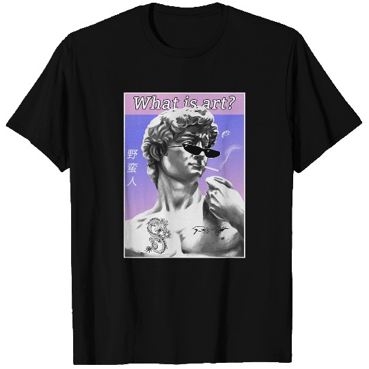 vintages Meme retro Michelangelo 90s Aesthetic Vaporwave T-Shirts