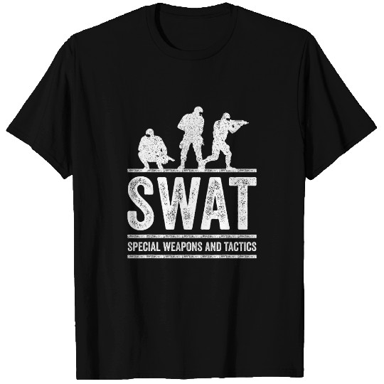 SWAT Team Outfit Special Police Tactics T-Shirts