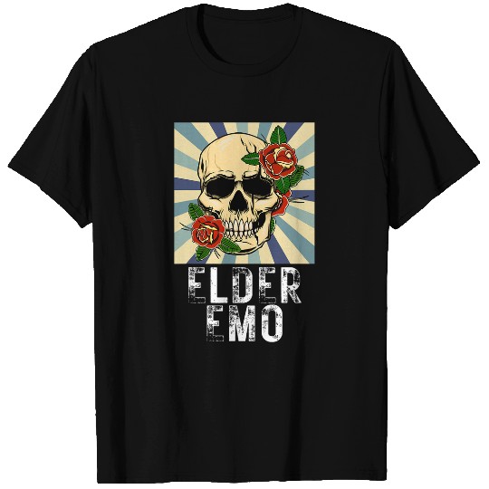 Elder Emo Funny Emo Music Fan Scene Alternative 90s Kids Pun 9 T-Shirts