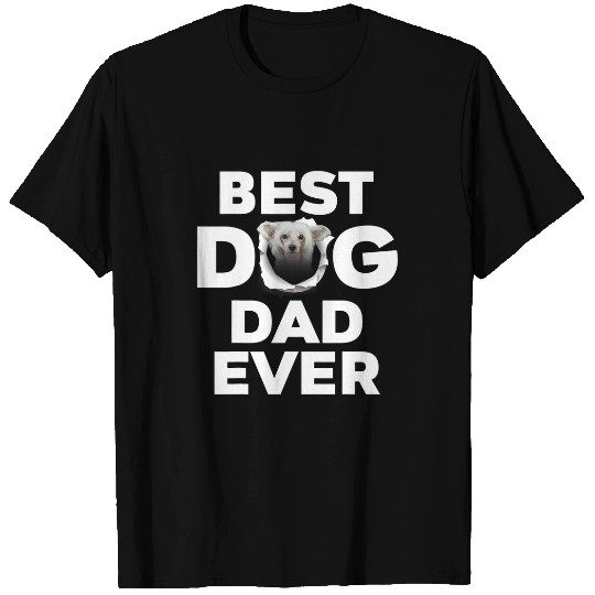 bests Dog Dad Ever Chinese Crested Lovers T-Shirts