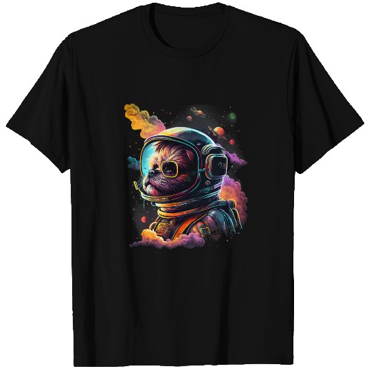 Astronauts Brussels Griffon dog Space Galaxy 1 T-Shirts
