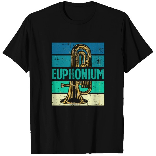 Euphonium Marching Band Brass Instrument Euphonium Player 1 T-Shirts