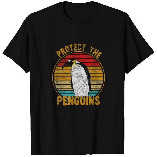 Penguin Pet Protect The Penguins Retro 1970s Penguin T-Shirts