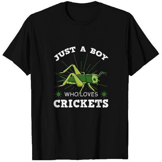 Cricket Breeder Insect Enthusiast Entomologist Scientist Boy T-Shirts