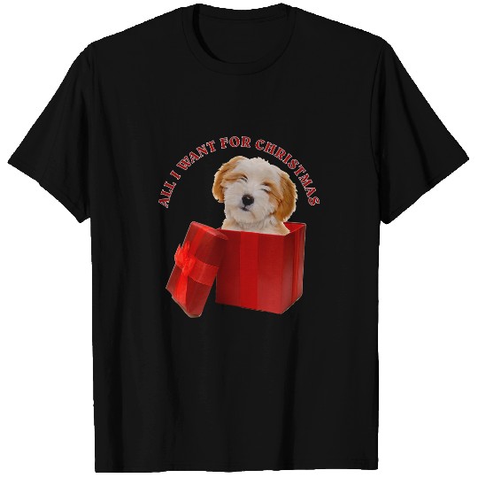 All I Want For Christmas Tibetan Terrier T-Shirts