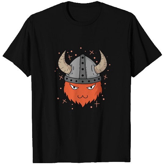Viking with Helmet looks angry T-Shirts