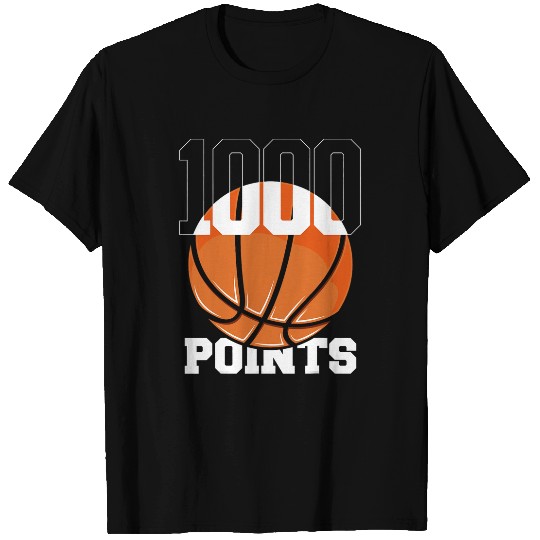 1000 Points Basketball Scorer High School Basketball Player 23 T-Shirts