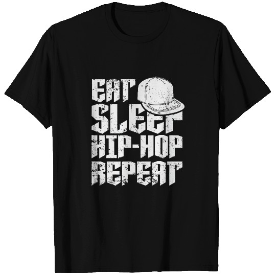 Eat Sleep Hip Hop Repeat Music Direction Rap T-Shirts
