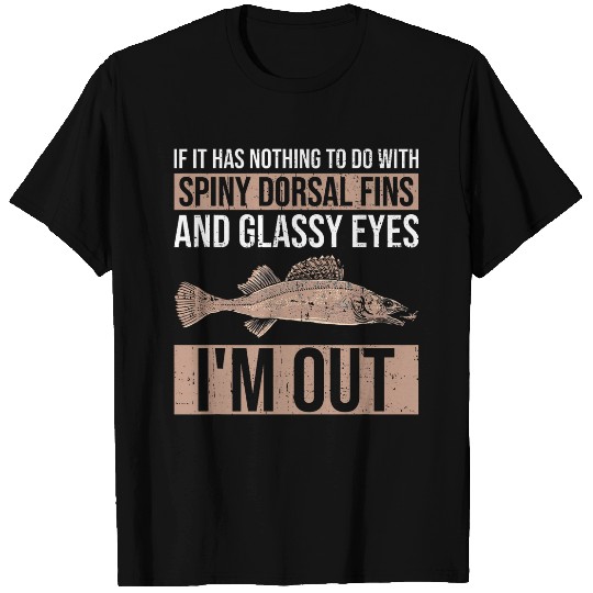 Walleye Fisherman Design For Walleye Hunting On Lake Erie T-Shirts