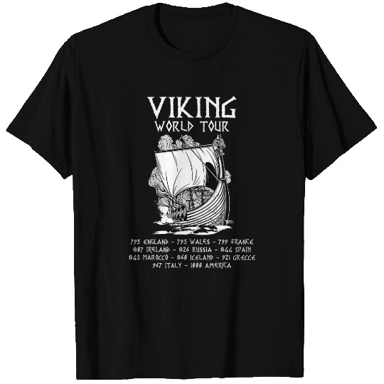 VIKING WORLD TOUR Viking World Tour Tour Valhalla Odin T-Shirts