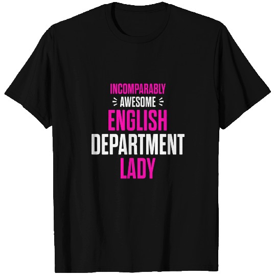 English Department Teacher School Staff 40 T-Shirts