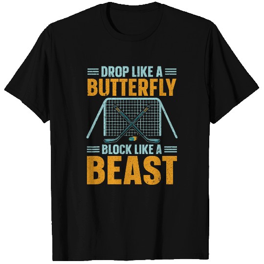 Drop Like A Butterfly Block Like A Beast Ice Hockey 26 T-Shirts