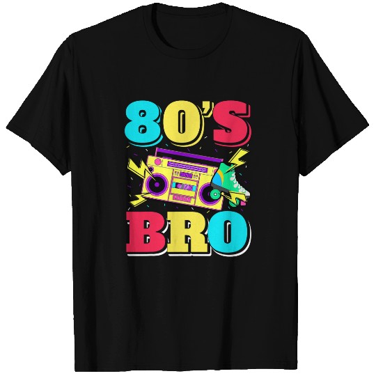 80s Music Bro Funny 80s Music Outfit 70s Music T-Shirts