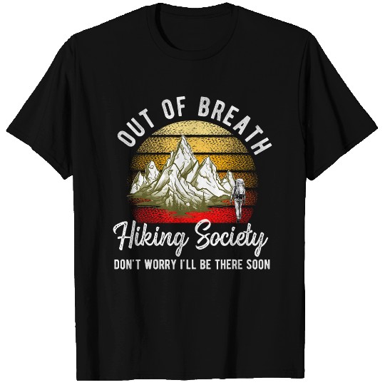 Out of Breath Hiking Society For Men Women Hiker Nature Love 9 T-Shirts
