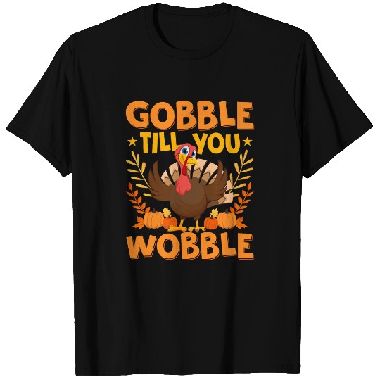 Lacrosse Gift Gobble Till You Wobble cute Turkey Funny Thanksgiving 21 T-Shirts
