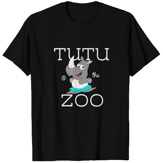 Cute TuTu in the Zoo Ballet Dance Zoo Animals Kids Mom Dad 1 T-Shirts