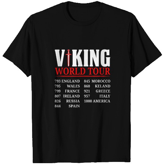 Viking World Tour Norse Mythology Gift Historical Era T-Shirts
