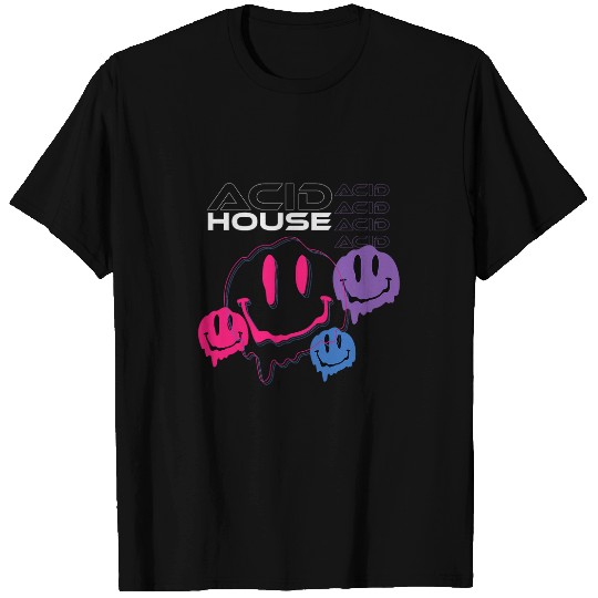 Acid House Music Rave Culture Old Skool Raver Raving T-Shirts